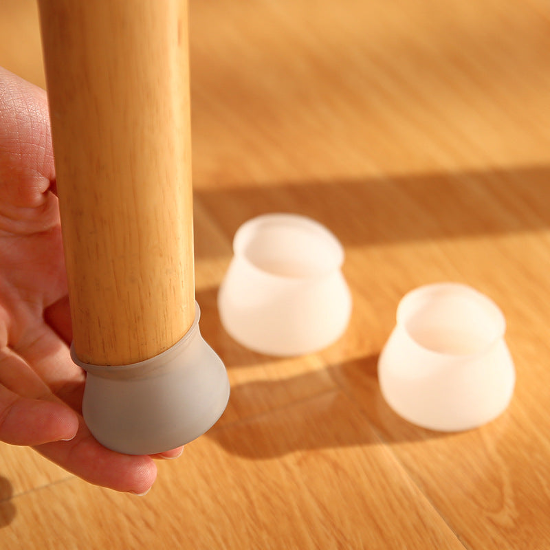 Silicone Chair Leg Caps That Stop Floor Scratches & Noise