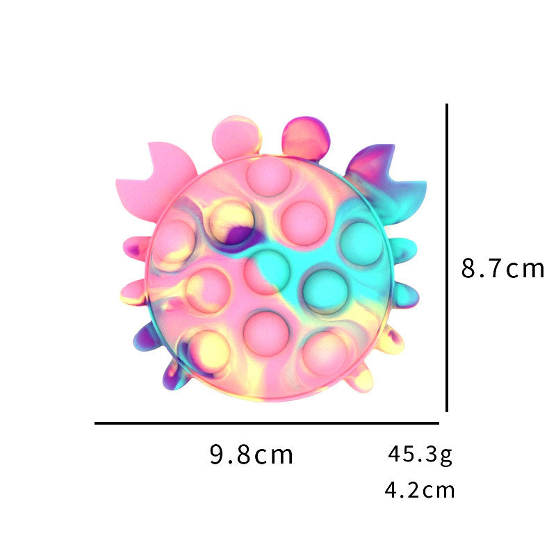 Silicone Fidget Ball for Portable Tactile Stress Relief