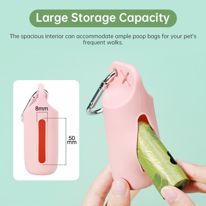 Silicone Dog Poop Bag Holder for Easy, Tidy Walks Every Day