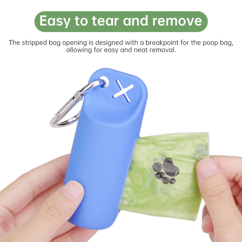 Silicone Dog Poop Bag Holder for Easy, Tidy Walks Every Day