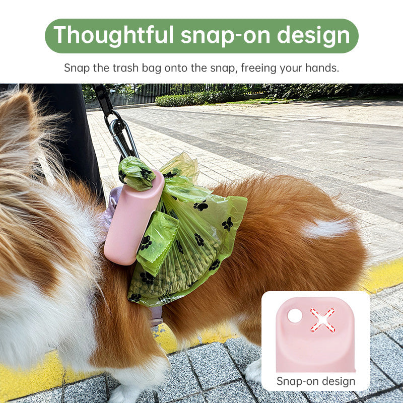 Silicone Dog Poop Bag Holder for Easy, Tidy Walks Every Day