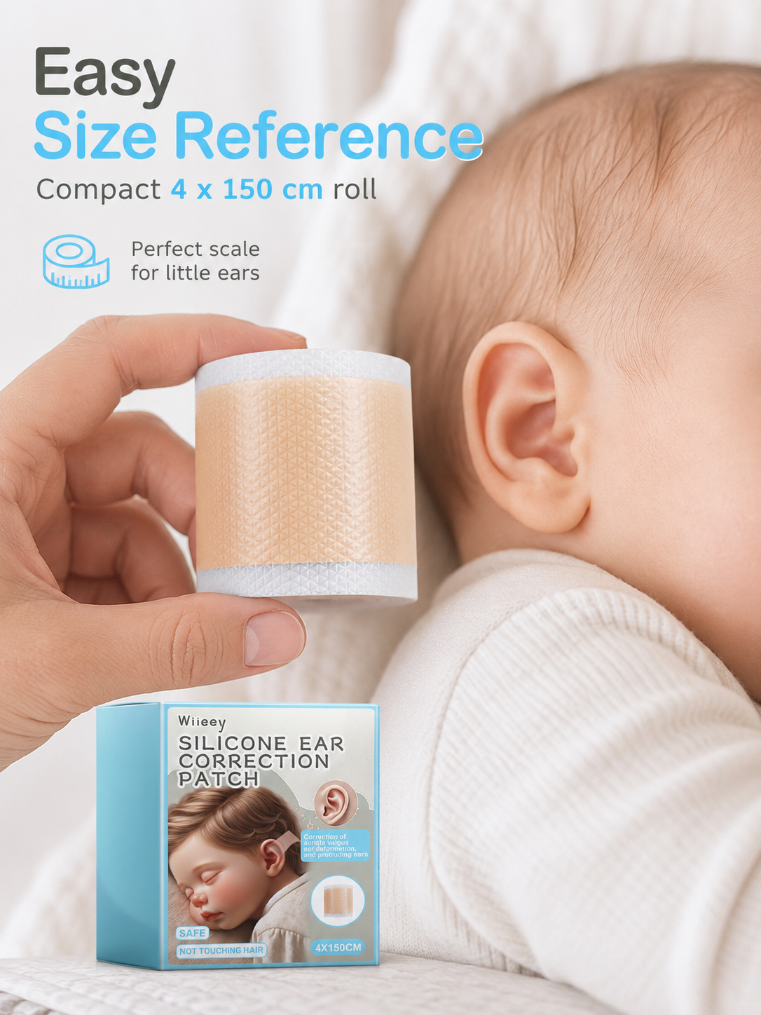 Silicone Ear Correction Patch for Infants — Gentle