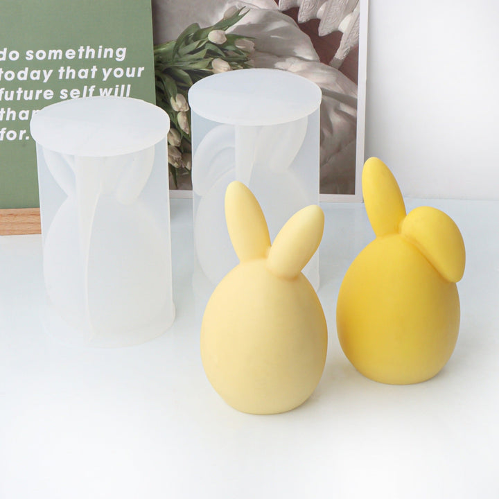 3D Bunny Candle Mold for Smooth Seasonal Decorations
