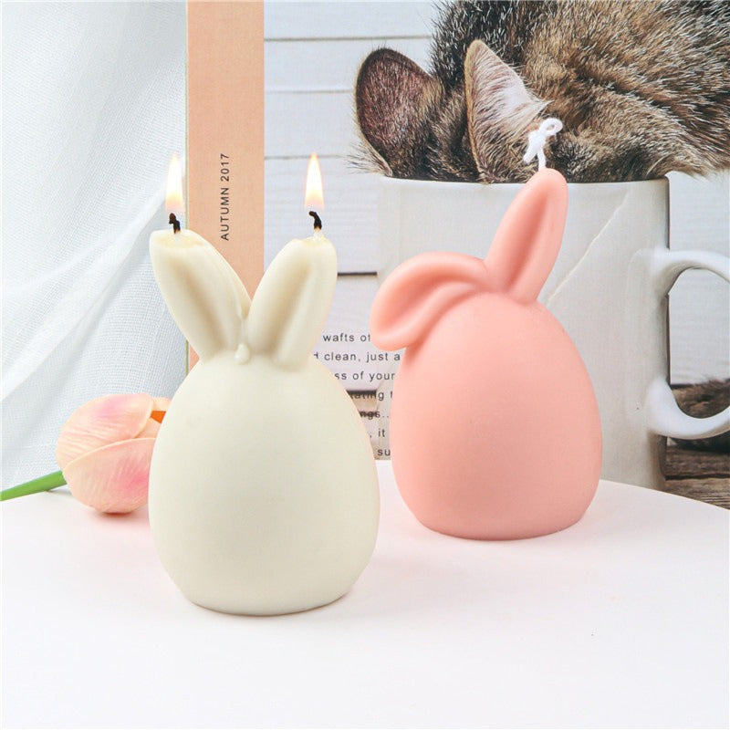 3D Bunny Candle Mold for Smooth Seasonal Decorations