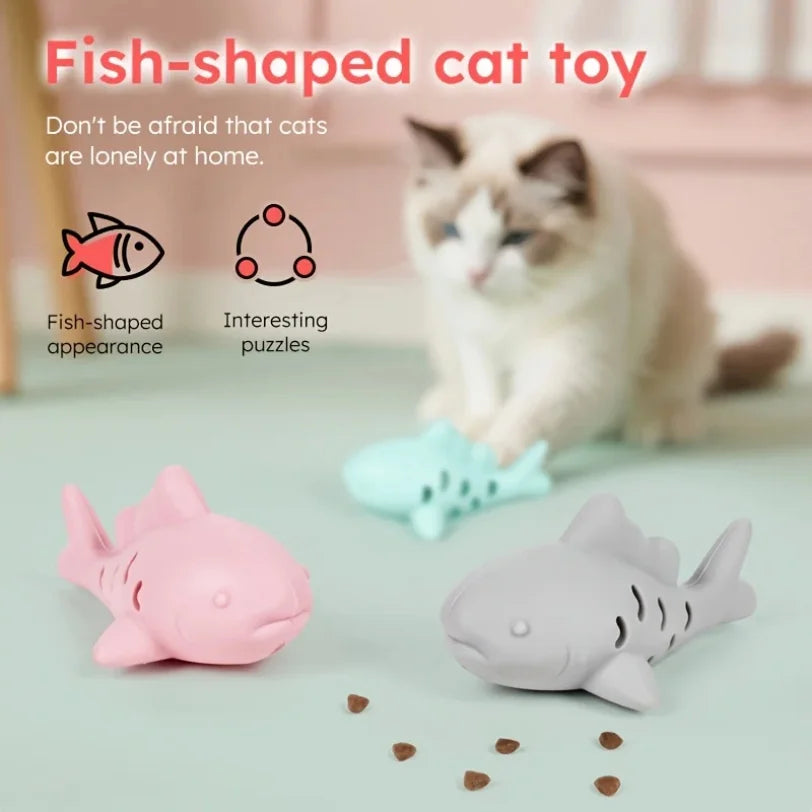Interactive Cat Feeder Toy for Indoor Cat Enrichment