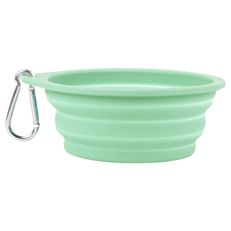 Foldable Pet Bowl 600ml for Easy Travel Feeding Anywhere