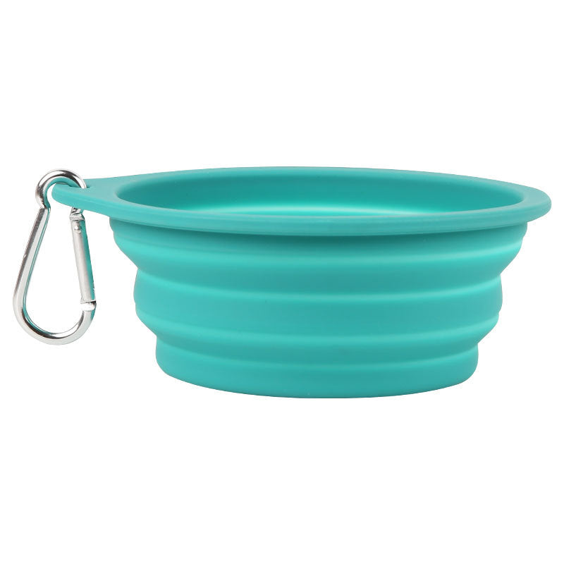 Foldable Pet Bowl 600ml for Easy Travel Feeding Anywhere