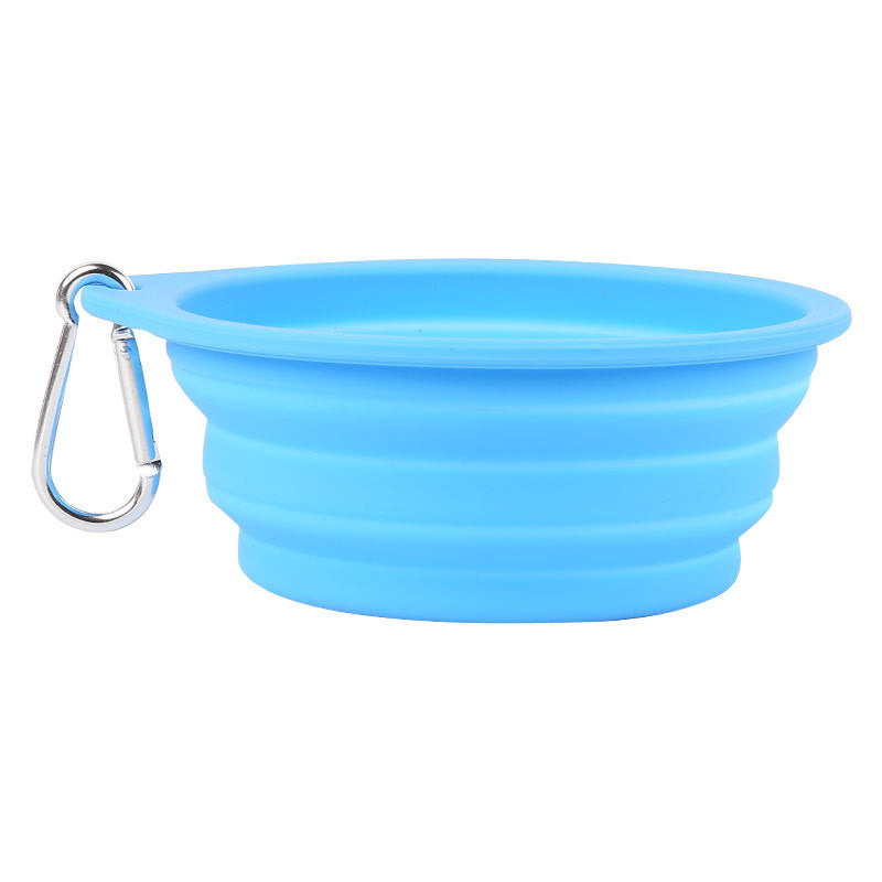 Foldable Pet Bowl 600ml for Easy Travel Feeding Anywhere