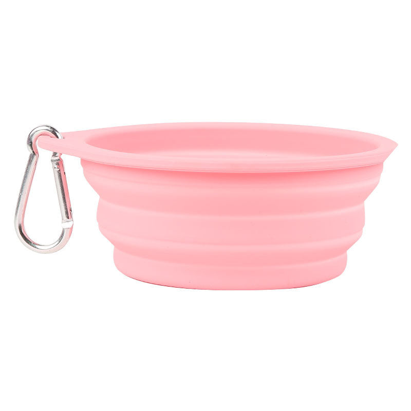 Foldable Pet Bowl 600ml for Easy Travel Feeding Anywhere