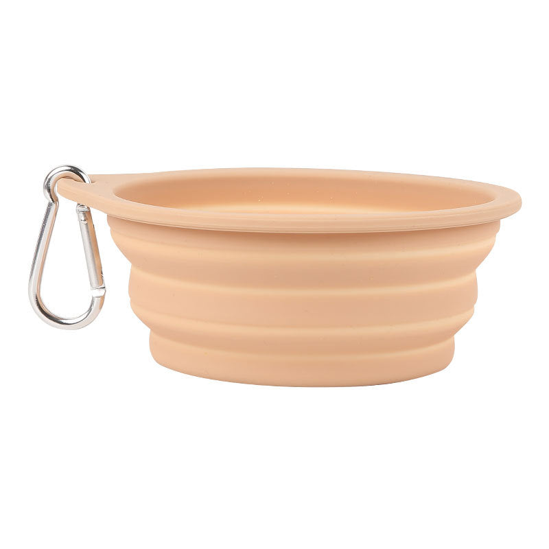 Foldable Pet Bowl 600ml for Easy Travel Feeding Anywhere