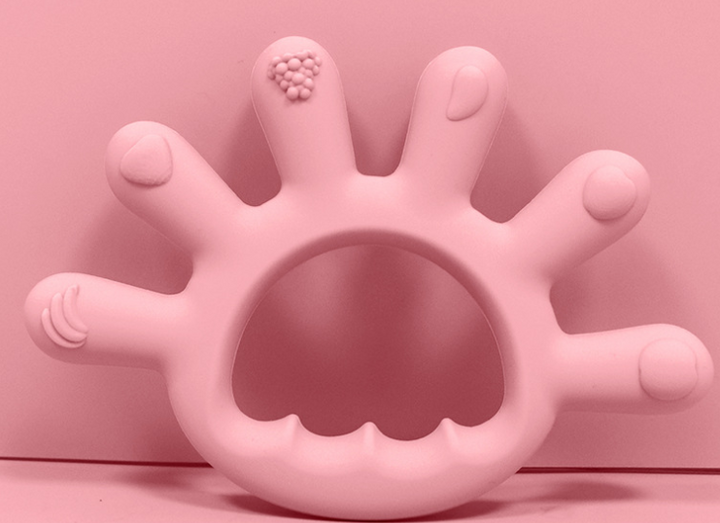 Silicone Baby Teether for Easy-Grip Sore Gum Relief