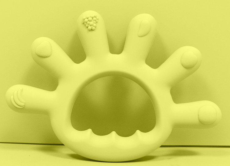 Silicone Baby Teether for Easy-Grip Sore Gum Relief