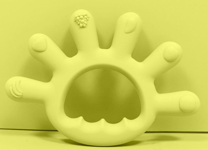 Silicone Baby Teether for Easy-Grip Sore Gum Relief