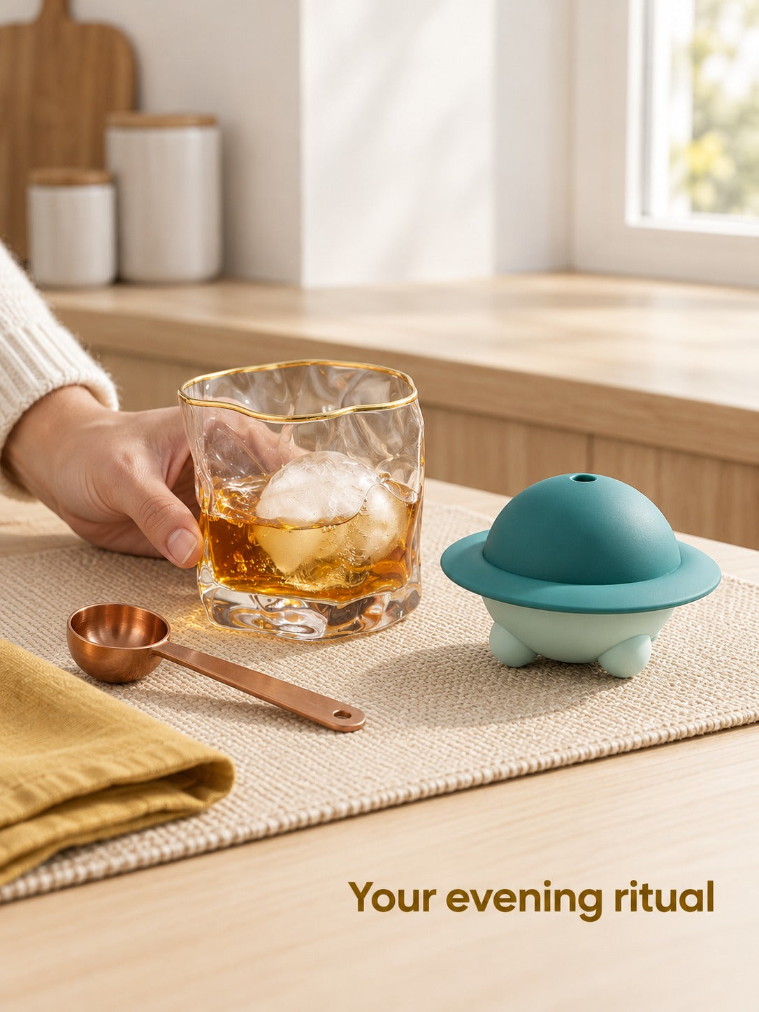 Silicone Ice Sphere Mold for Whiskey and Cocktails