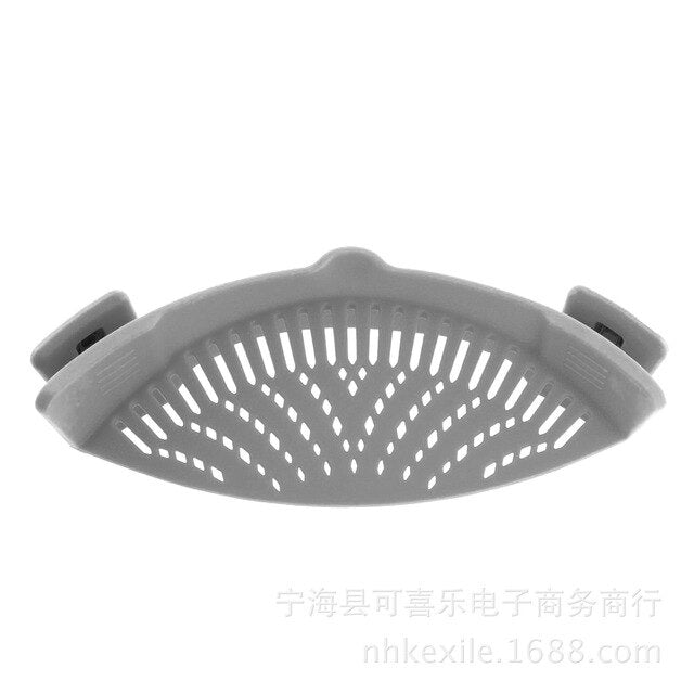 Silicone Pot Clip Strainer for Draining Pasta and Rice
