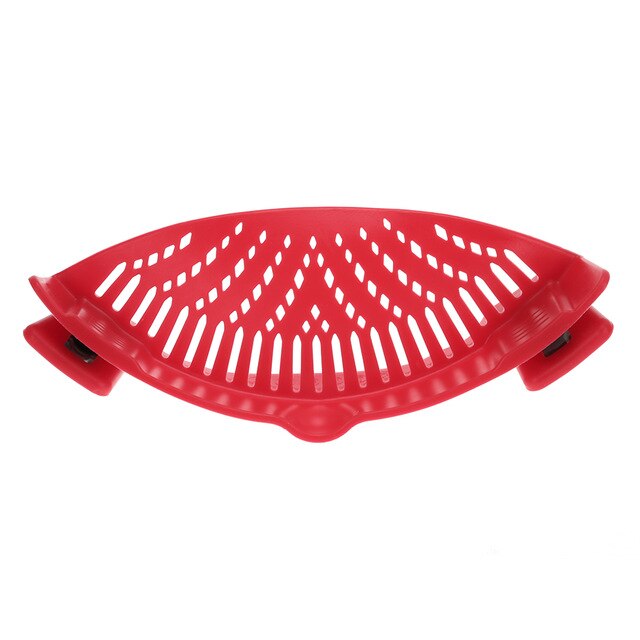 Silicone Pot Clip Strainer for Draining Pasta and Rice