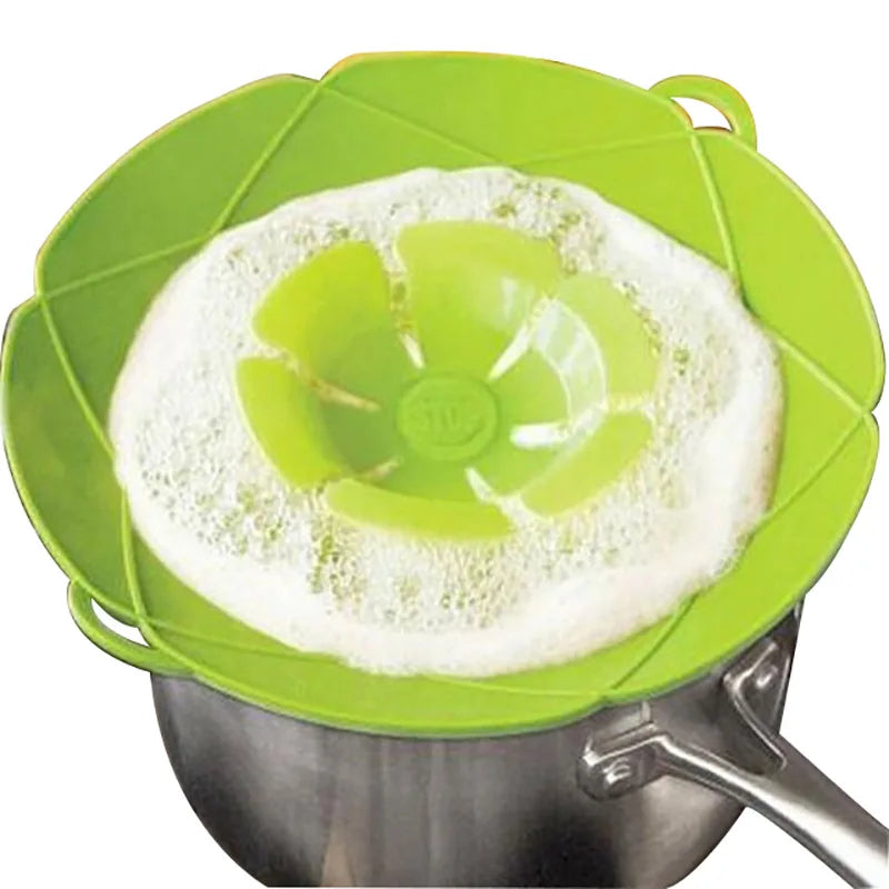 Silicone Pot Lid Spill Stopper for Boil-Over Control