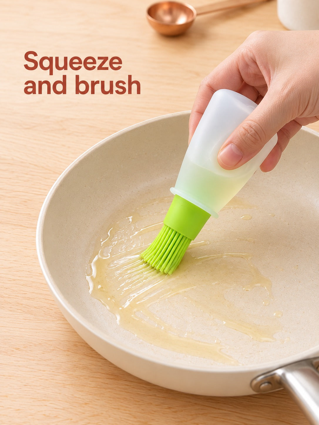 Silicone Oil Bottle Brush for Baking and Grilling Pans