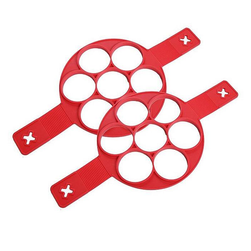 Silicone Pancake Flip Mold: Round Pancakes, Flipped at Once