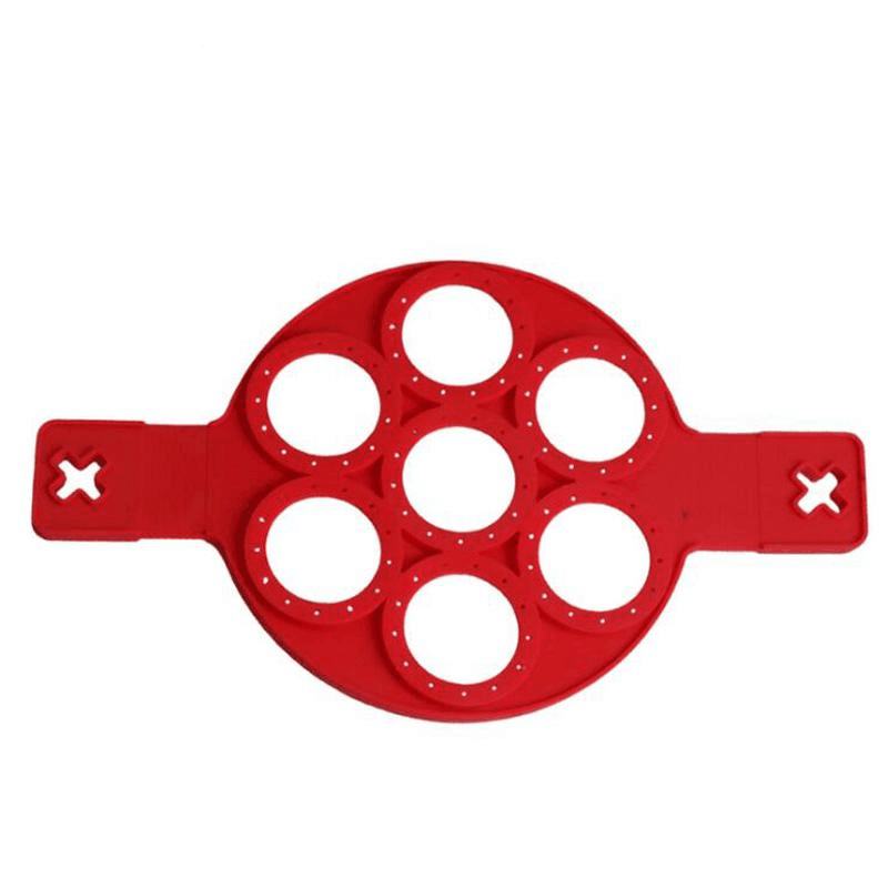 Silicone Pancake Flip Mold: Round Pancakes, Flipped at Once
