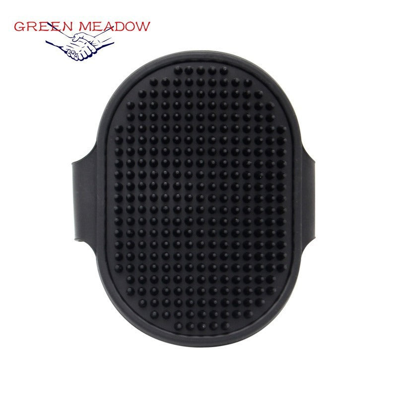 Silicone Pet Grooming Brush for Easier, Calmer Baths
