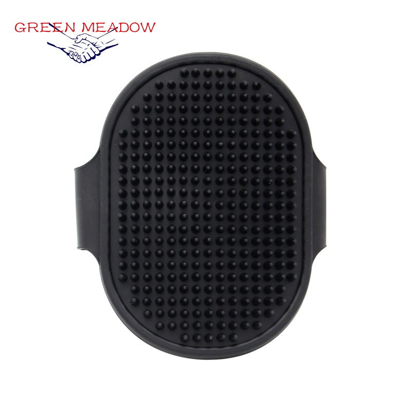 Silicone Pet Grooming Brush for Easier, Calmer Baths