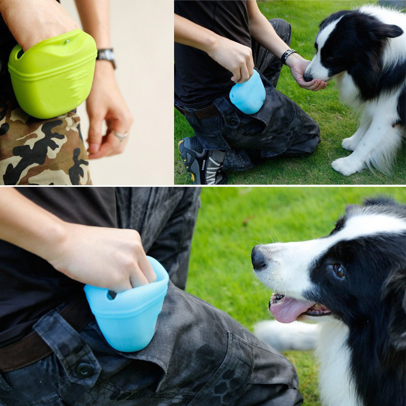 Silicone Dog Treat Bag for Faster Training Rewards