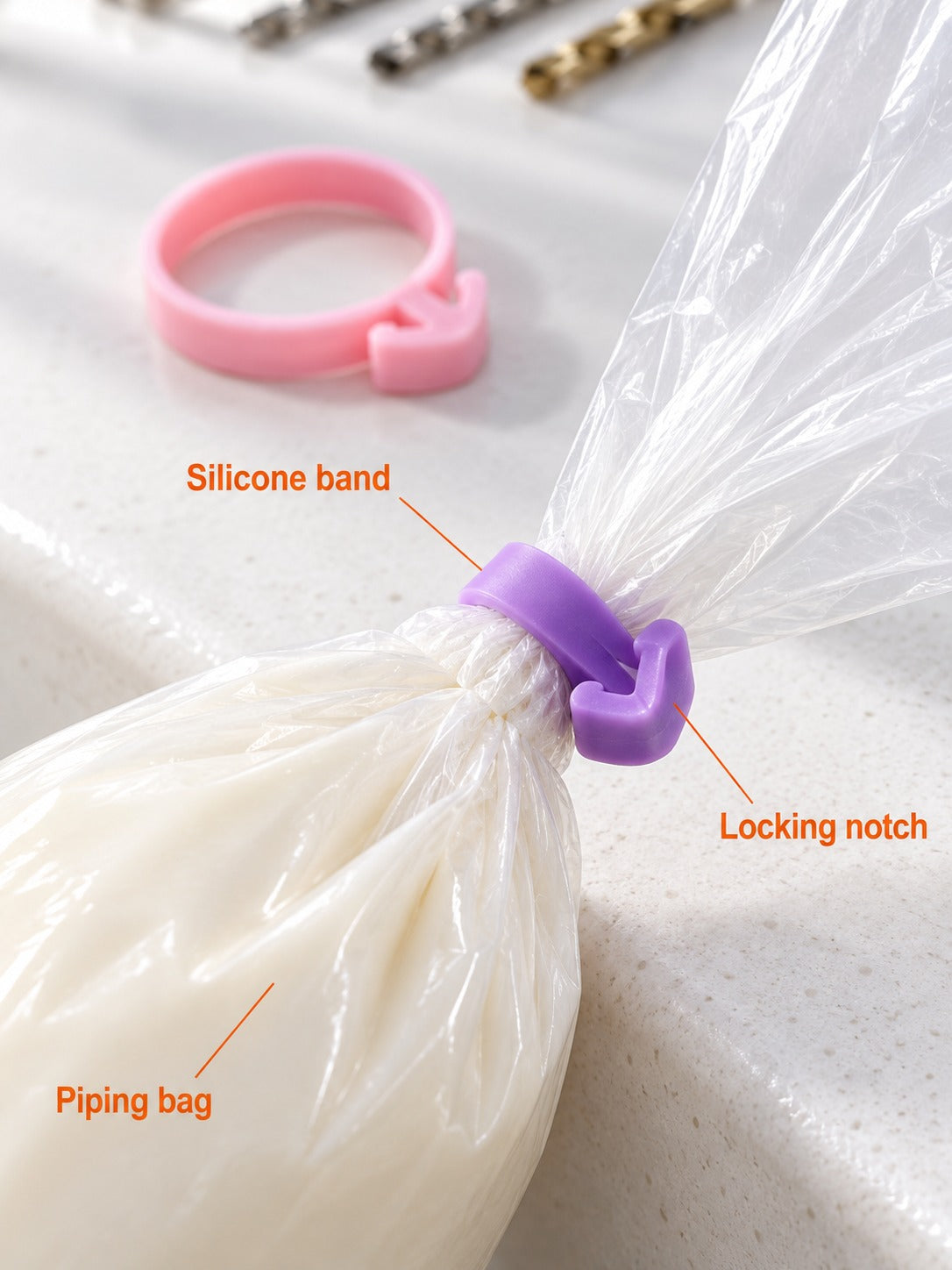 Silicone Piping Bag Clips: Reusable Rings That Seal Bags