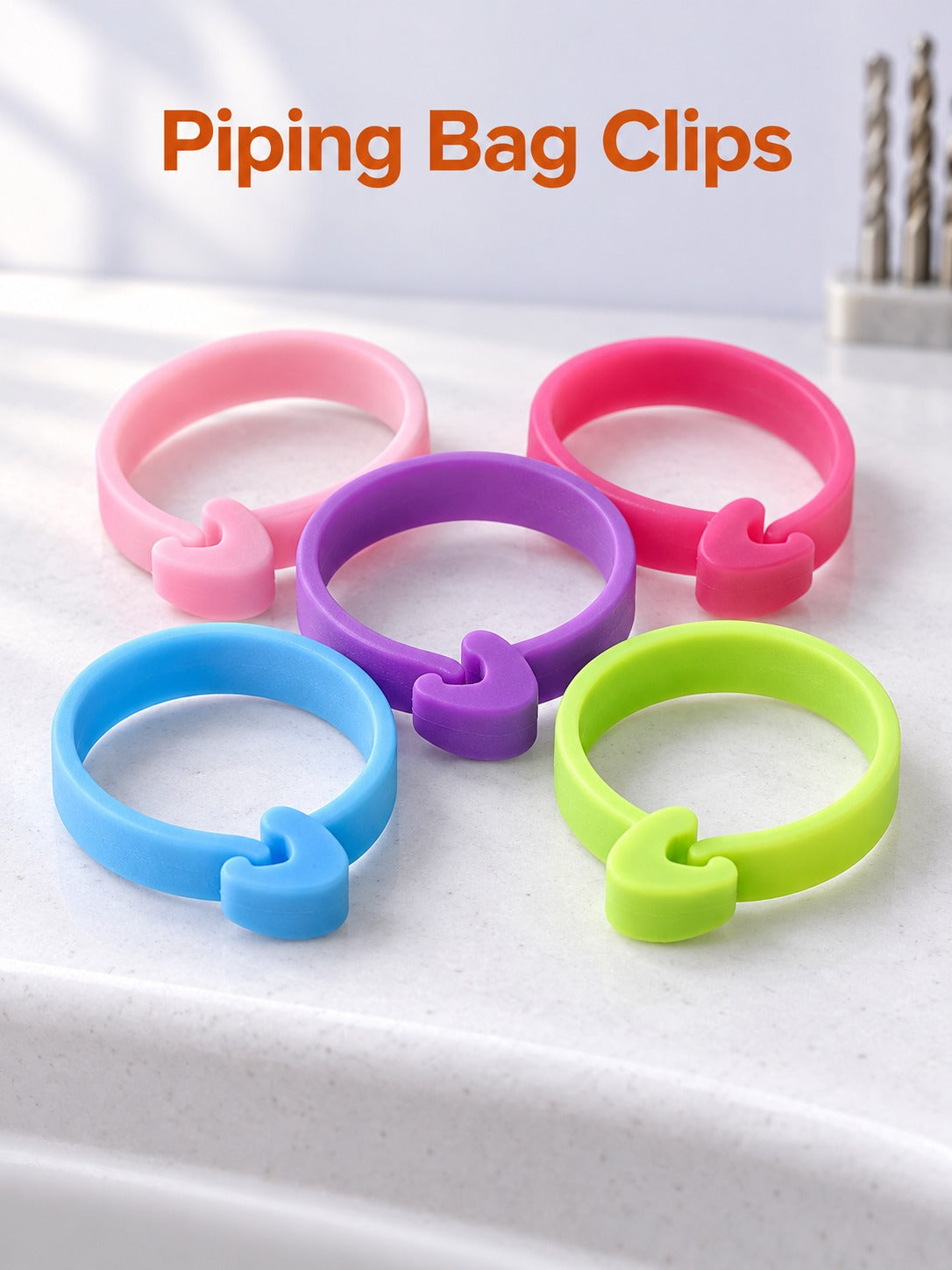 Silicone Piping Bag Clips: Reusable Rings That Seal Bags