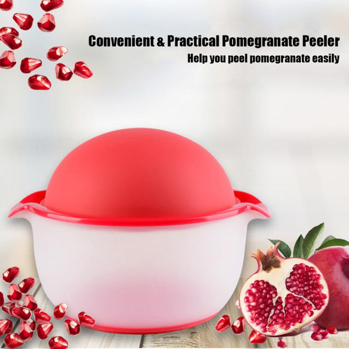 Silicone Pomegranate Deseeder Bowl: Clean Arils Fast