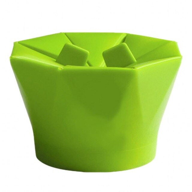 Foldable Silicone Popcorn Maker: Reusable Microwave Bowl