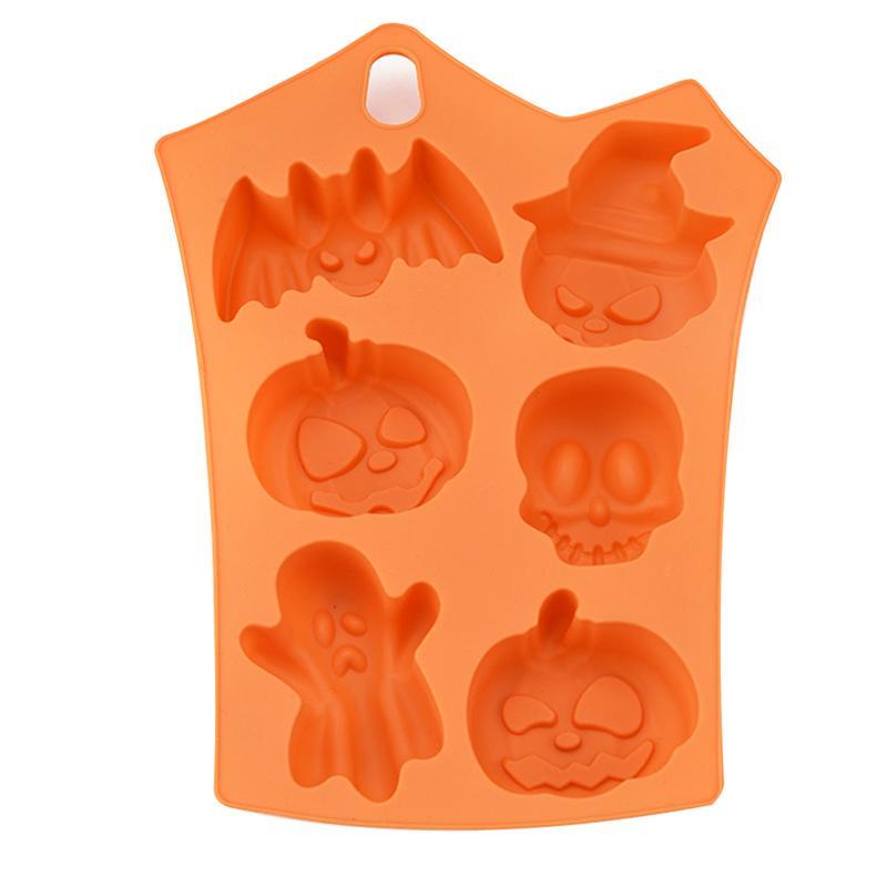 Halloween Silicone Mold Set, 6 Spooky Shapes for Cakes