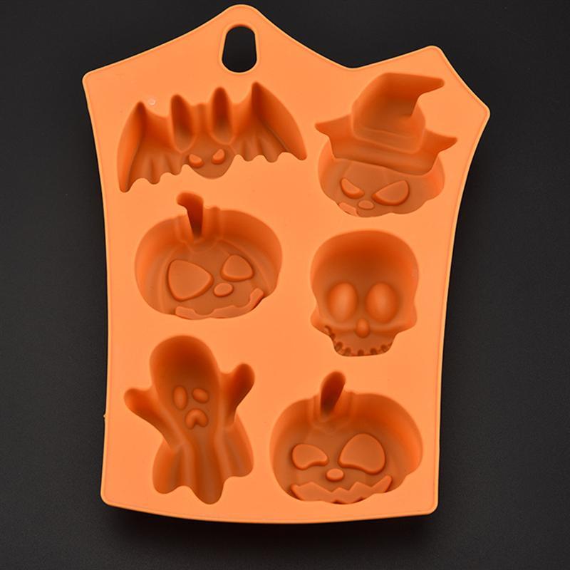Halloween Silicone Mold Set, 6 Spooky Shapes for Cakes