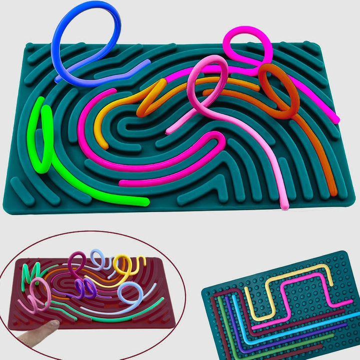 Sensory Activity Board for Quiet Focus and Fine-Motor Play