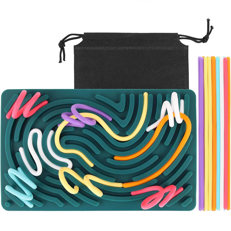 Sensory Activity Board for Quiet Focus and Fine-Motor Play