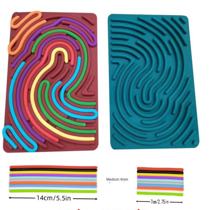 Sensory Activity Board for Quiet Focus and Fine-Motor Play