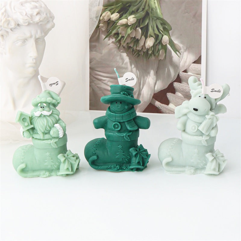 Christmas Candle Molds for Detailed Holiday Decorations
