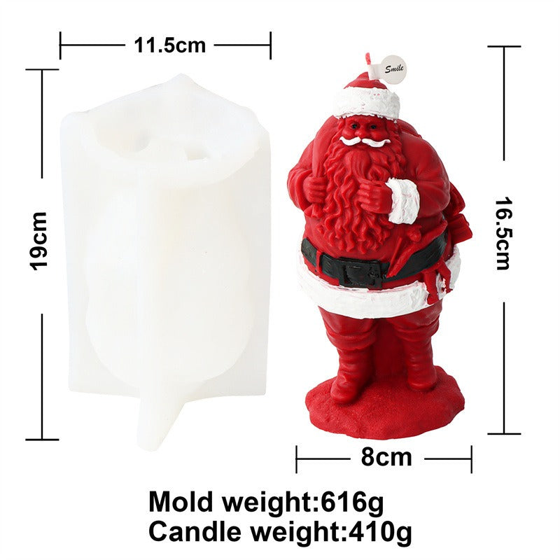 Christmas Candle Molds for Detailed Holiday Decorations