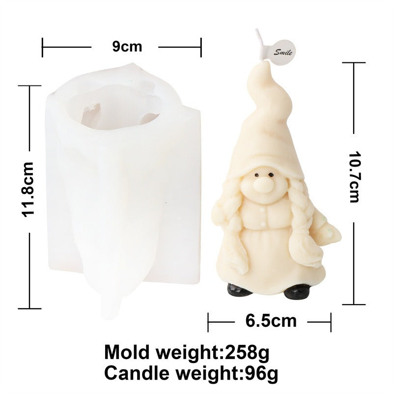 Christmas Candle Molds for Detailed Holiday Decorations