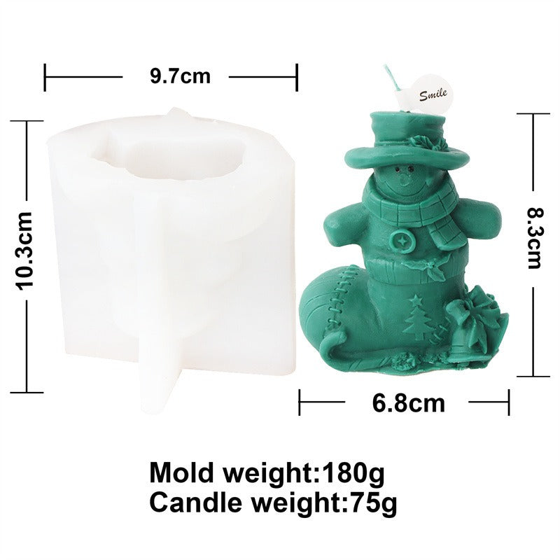 Christmas Candle Molds for Detailed Holiday Decorations