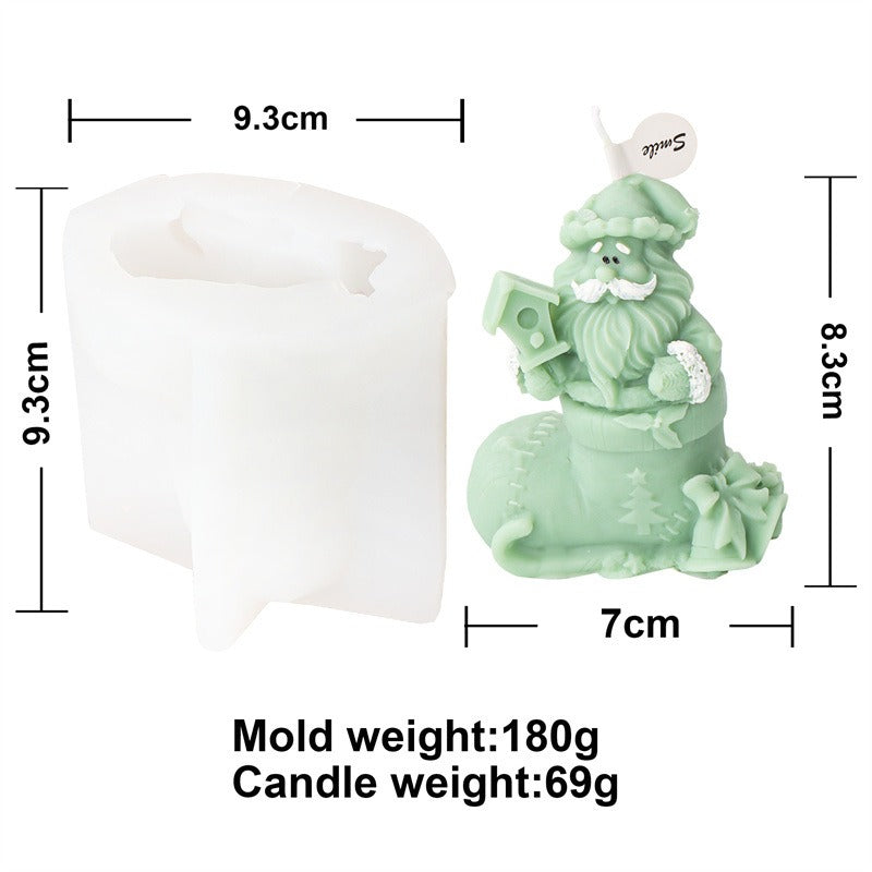 Christmas Candle Molds for Detailed Holiday Decorations