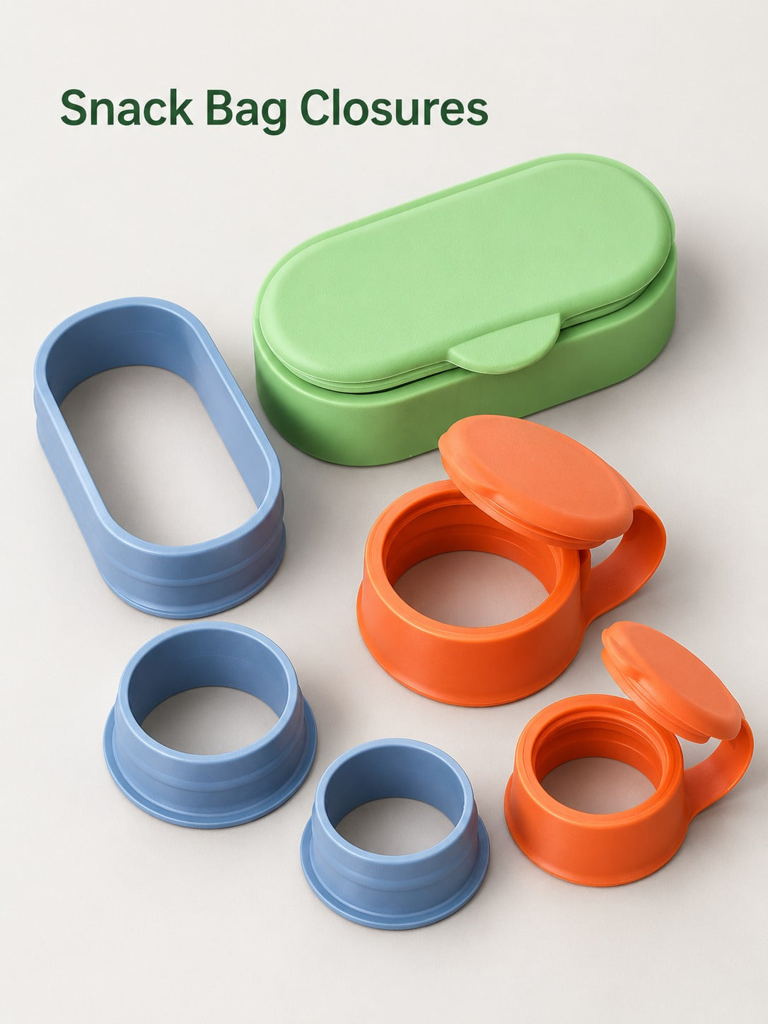 Silicone Snack Bag Clip Set That Keeps Chips Fresh