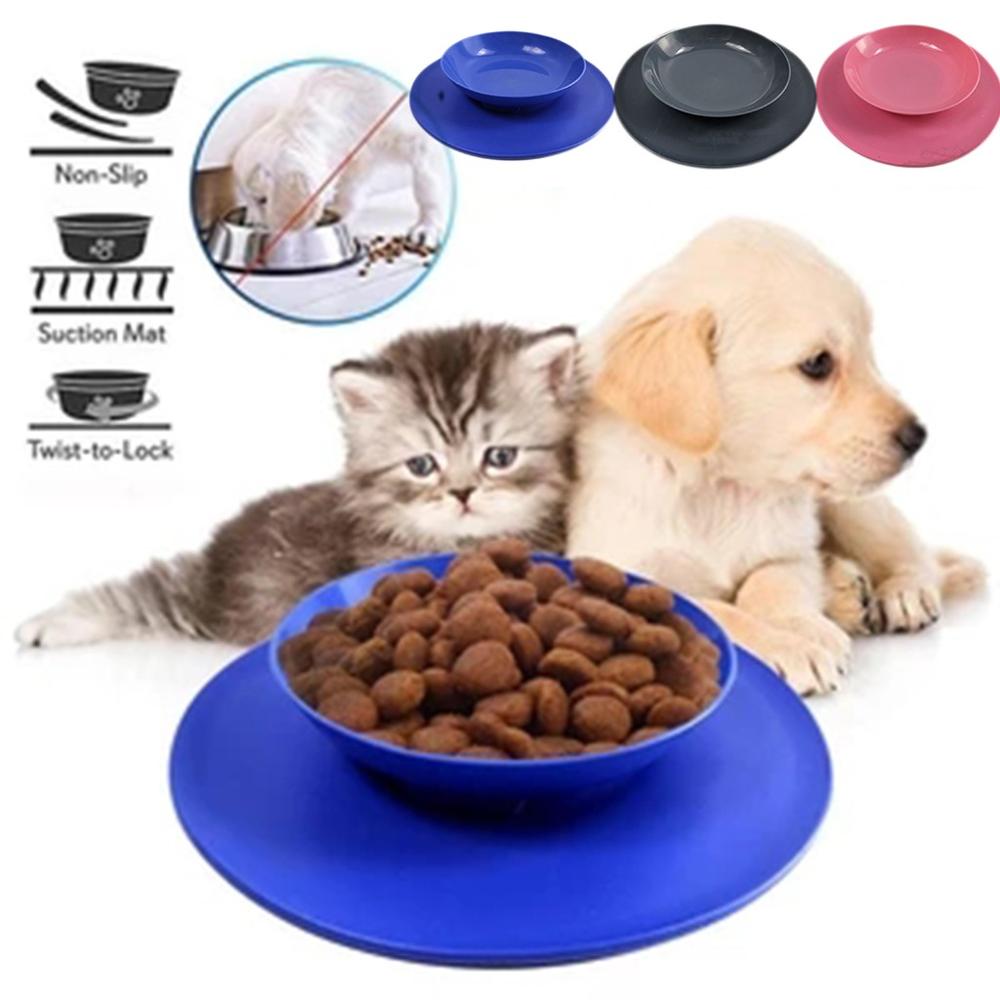 Non-Slip Dog Bowl Mat for Cleaner, Calmer Mealtimes