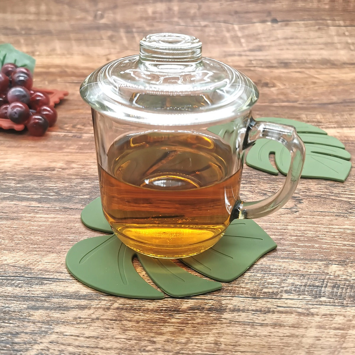 Monstera Leaf Silicone Coaster for Hot Mugs and Bowls