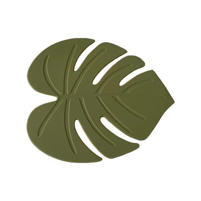 Monstera Leaf Silicone Coaster for Hot Mugs and Bowls
