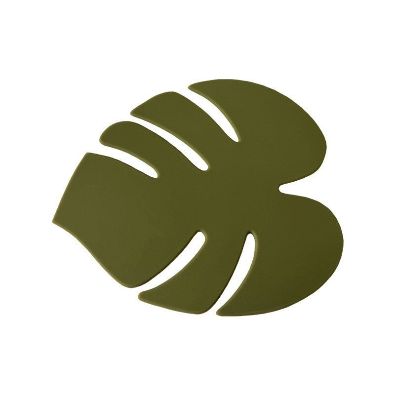 Monstera Leaf Silicone Coaster for Hot Mugs and Bowls