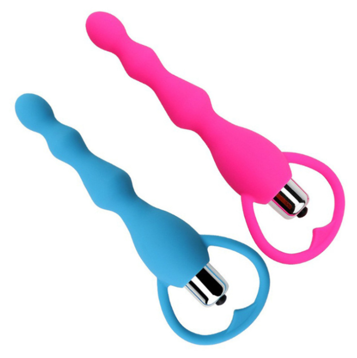 Vibrating Anal Bead Massager for Guided Stimulation
