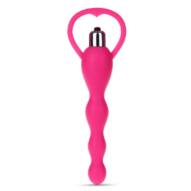 Vibrating Anal Bead Massager for Guided Stimulation