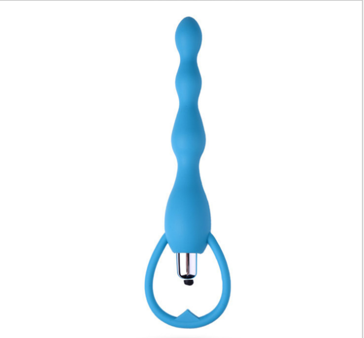 Vibrating Anal Bead Massager for Guided Stimulation