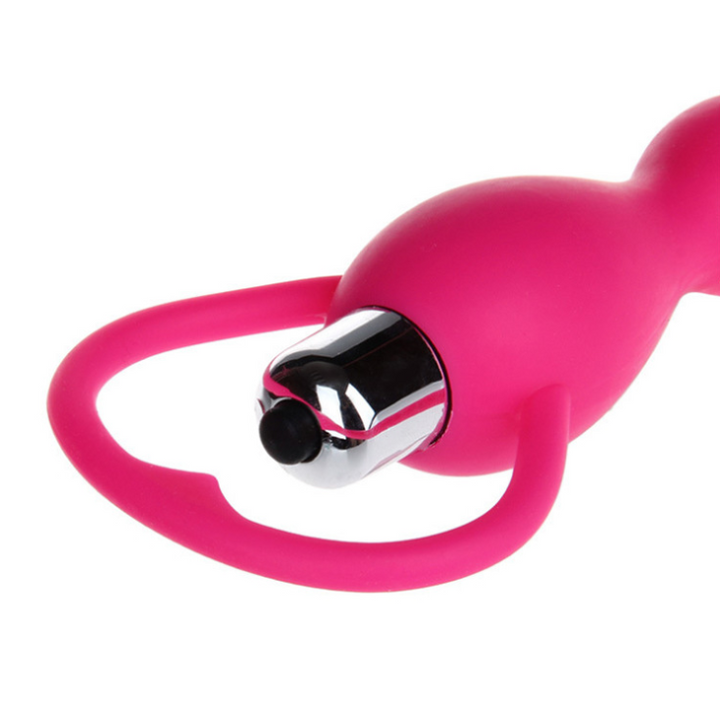 Vibrating Anal Bead Massager for Guided Stimulation